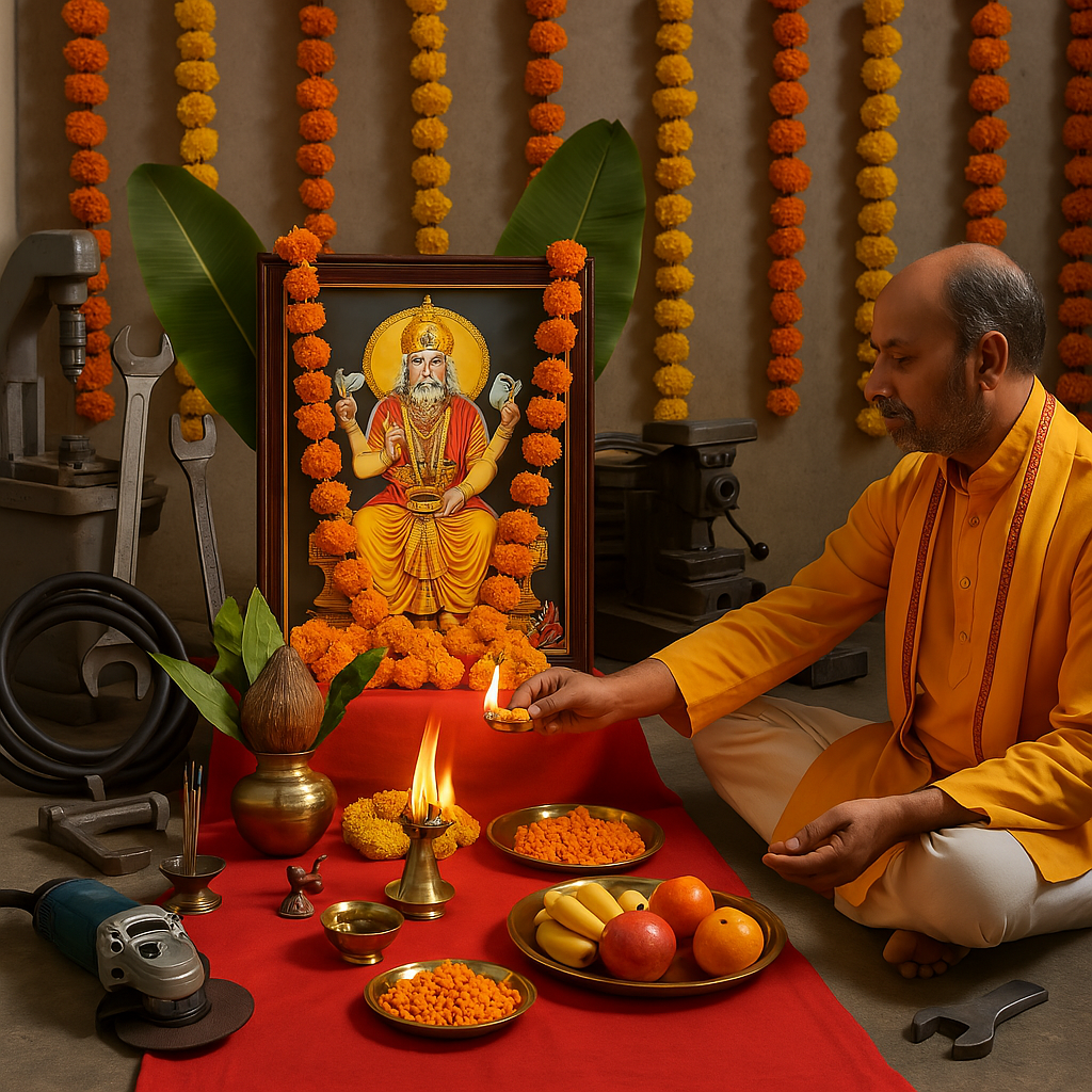 Vishvakarma Puja (विश्वकर्मा पूजा)