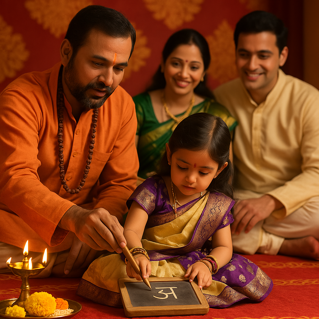 Vidyarambh Sanskar (Initiation into Education)